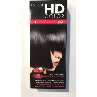 Farcom HD Color 1 Black 60ml