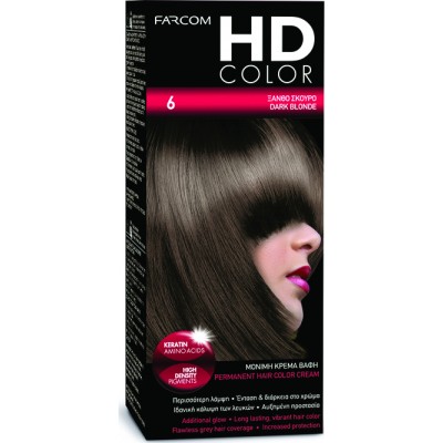 Farcom HD Color 6 Ξανθό Σκούρο 60ml