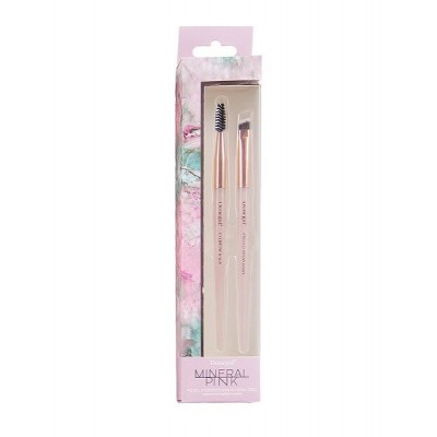 Donegal Mineral Pink Eyebrow and Eyelash Brushes