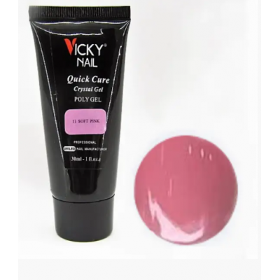 Vicky Nail Polygel -Soft Pink  No 11 30ml