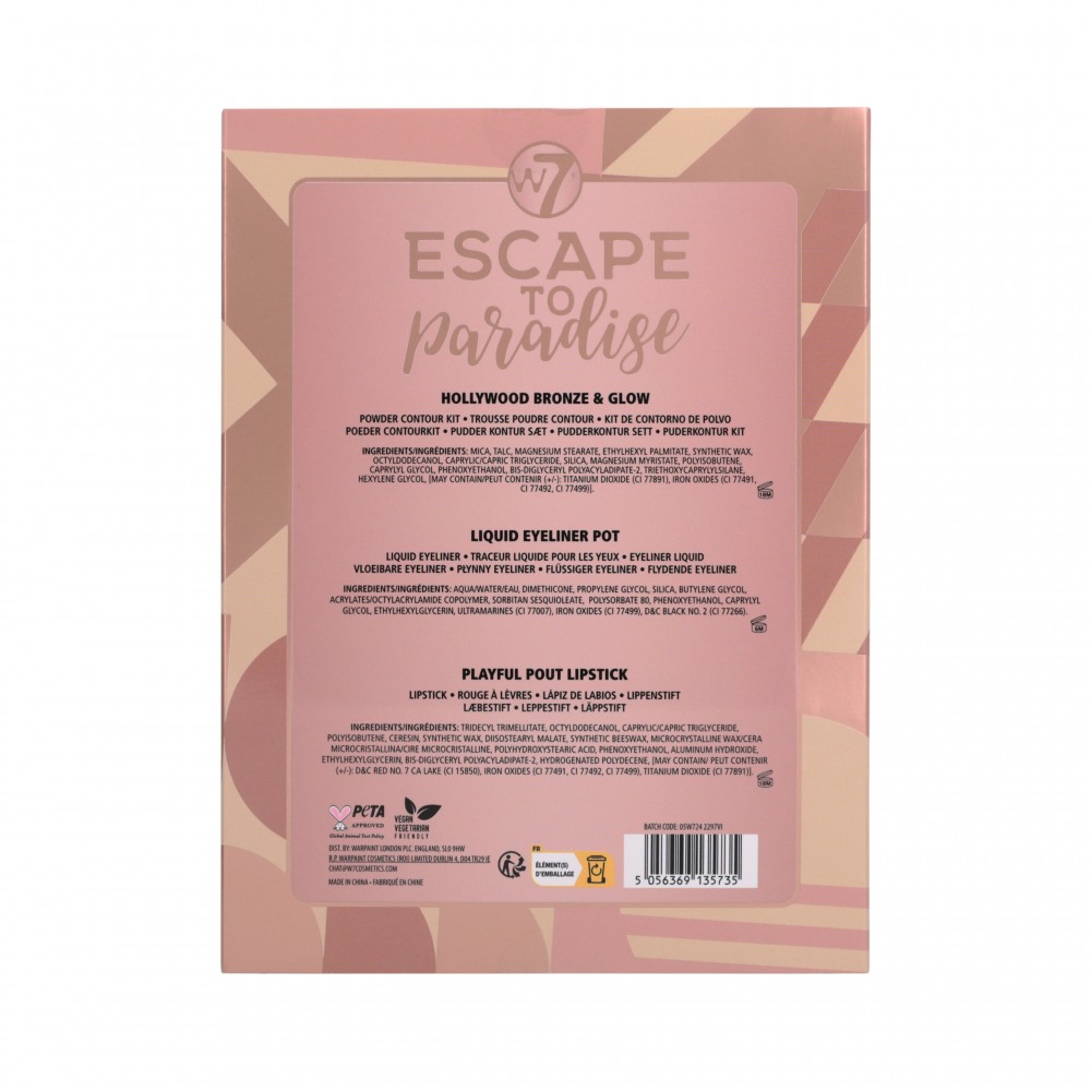 W7 Escape to Paradise Face Essentials Set 