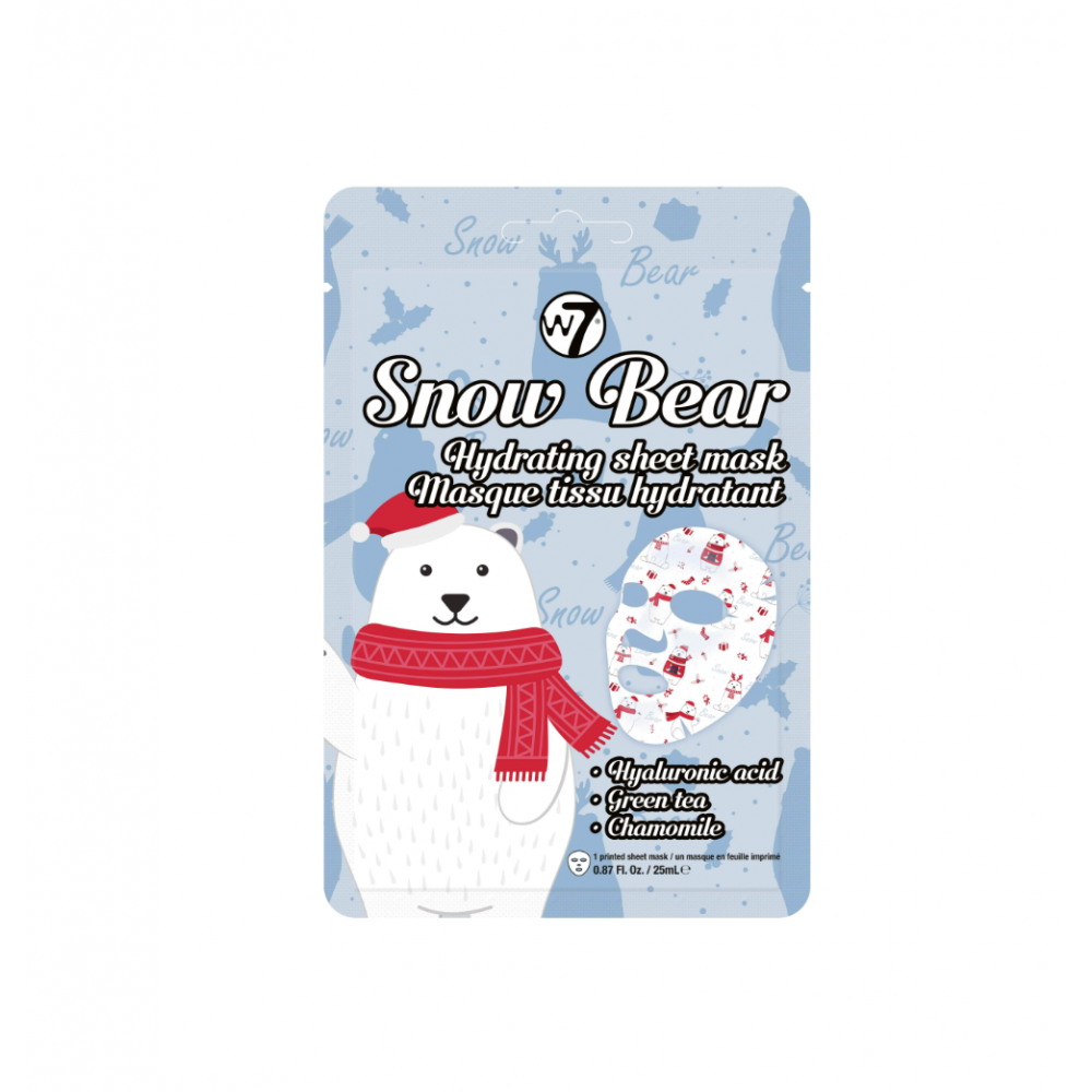 W7 Face Sheet Mask – Snow Bear 