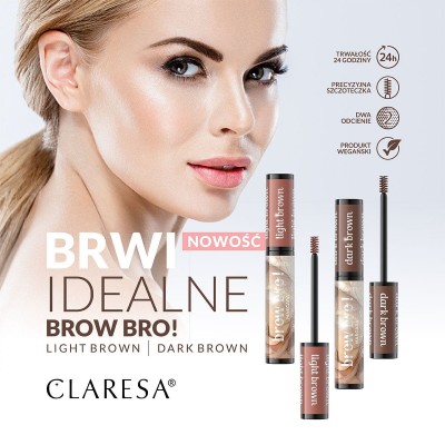 Claresa Brow Bro! Mascara No 01 Light Brown (8ml)