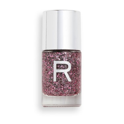 Makeup Revolution Glitter Crush Nail Polish Pink Dream Kiss