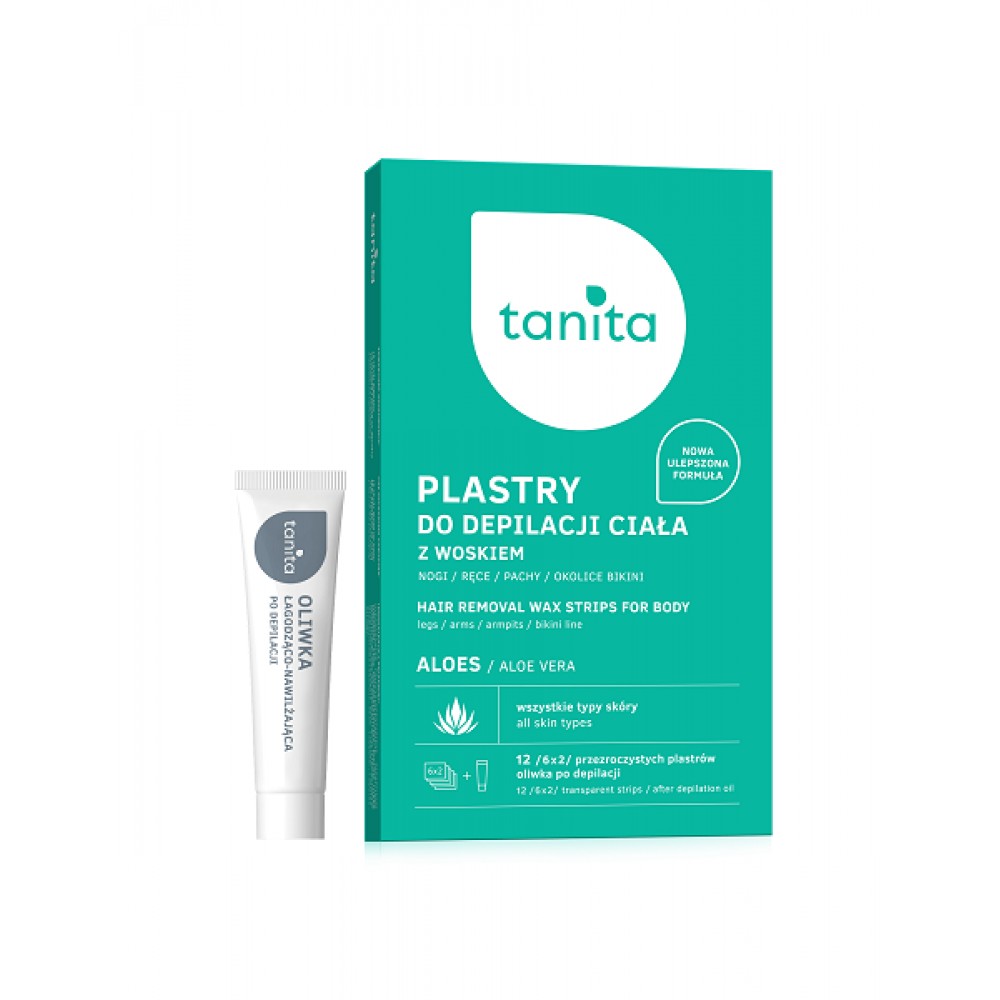 Tanita Body Wax Strips With Aloe Vera (12pcs) ΑΠΟΤΡΙΧΩΤΙΚΑ